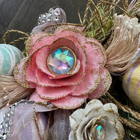 Easter Egg butterflies Flowers Capiz Shell Easter...